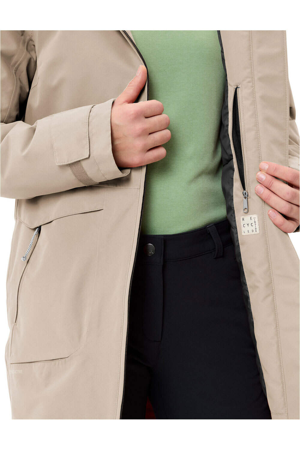 Vaude chaqueta impermeable insulada mujer Women's Skomer Winter Parka III 04