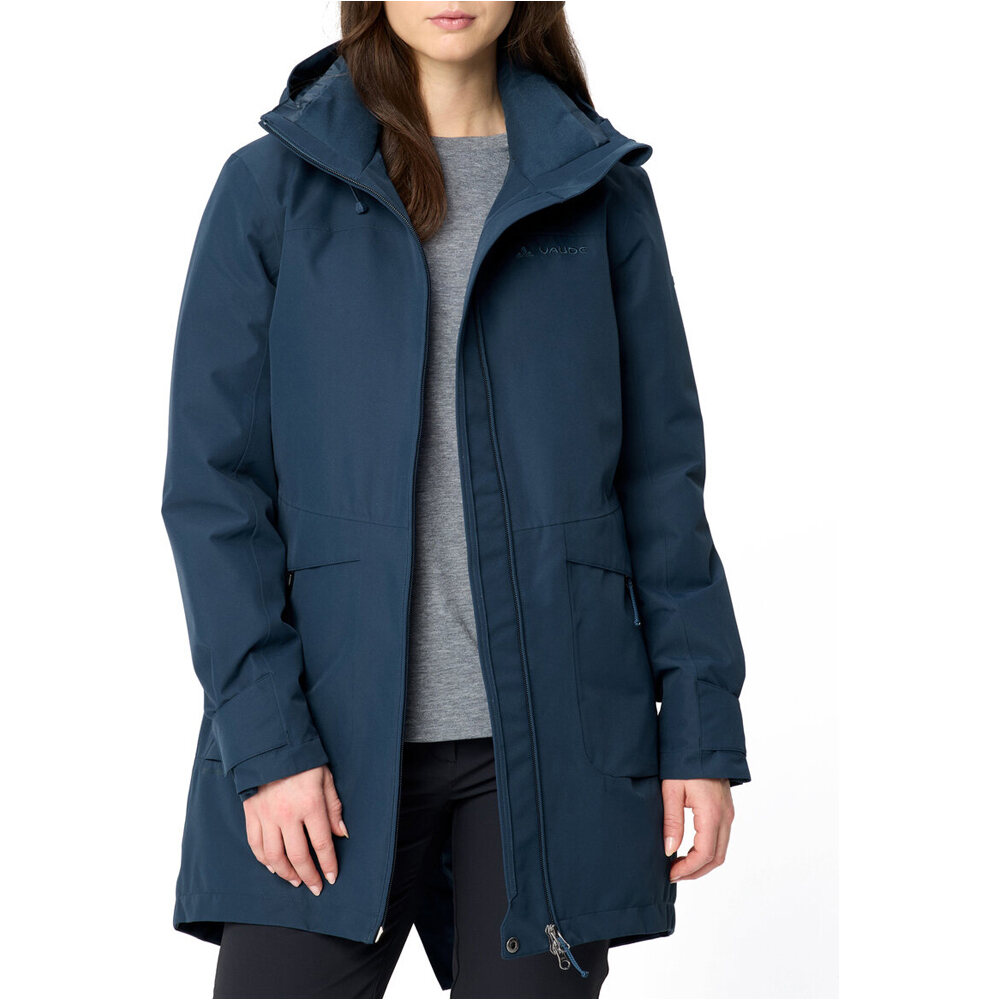 Vaude chaqueta impermeable insulada mujer Women's Skomer Winter Parka III vista detalle