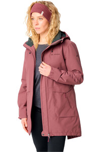 Vaude chaqueta impermeable insulada mujer Women's Skomer Winter Parka III vista detalle