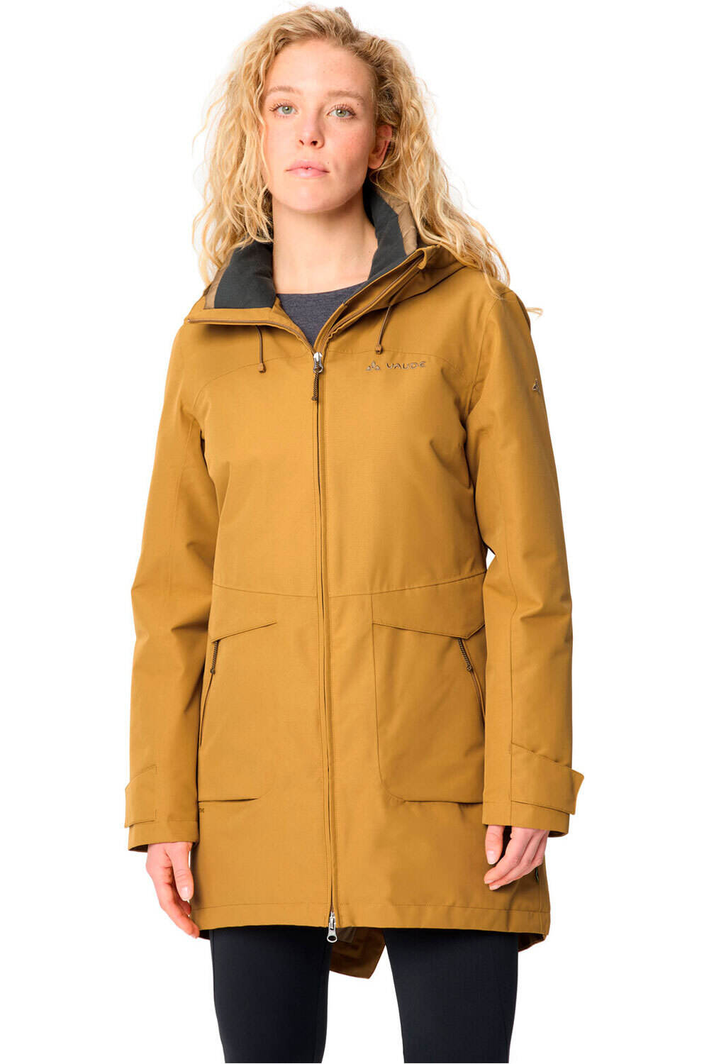 Vaude chaqueta impermeable insulada mujer Women's Skomer Winter Parka III vista frontal