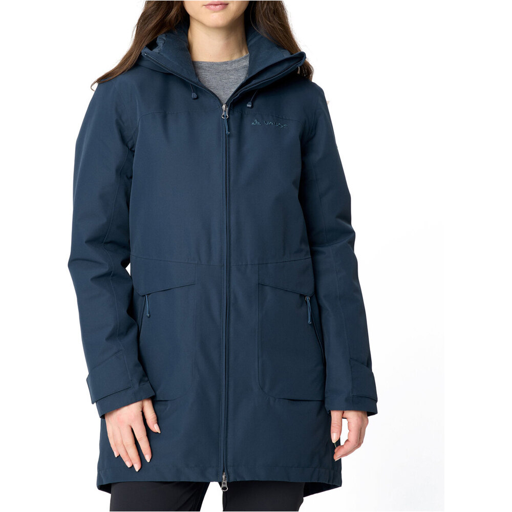 Vaude chaqueta impermeable insulada mujer Women's Skomer Winter Parka III vista frontal