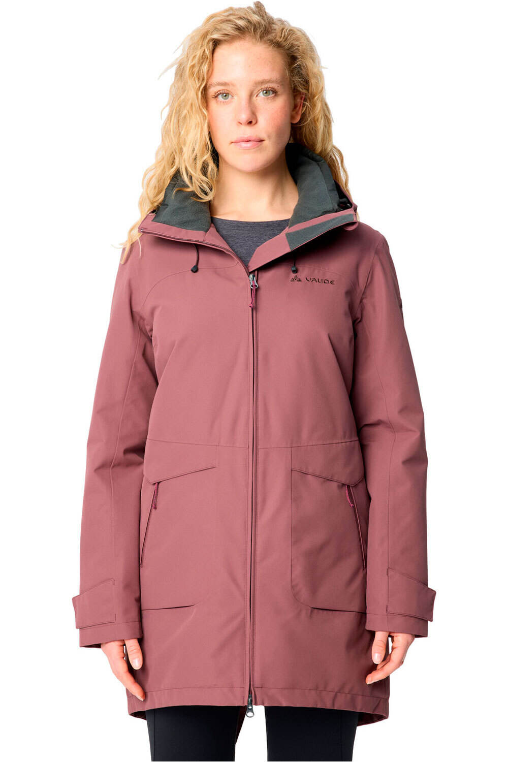 Vaude chaqueta impermeable insulada mujer Women's Skomer Winter Parka III vista frontal
