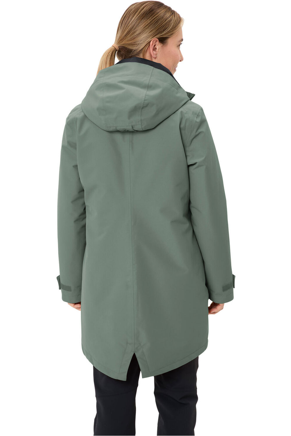 Vaude chaqueta impermeable insulada mujer Women's Skomer Winter Parka III vista trasera