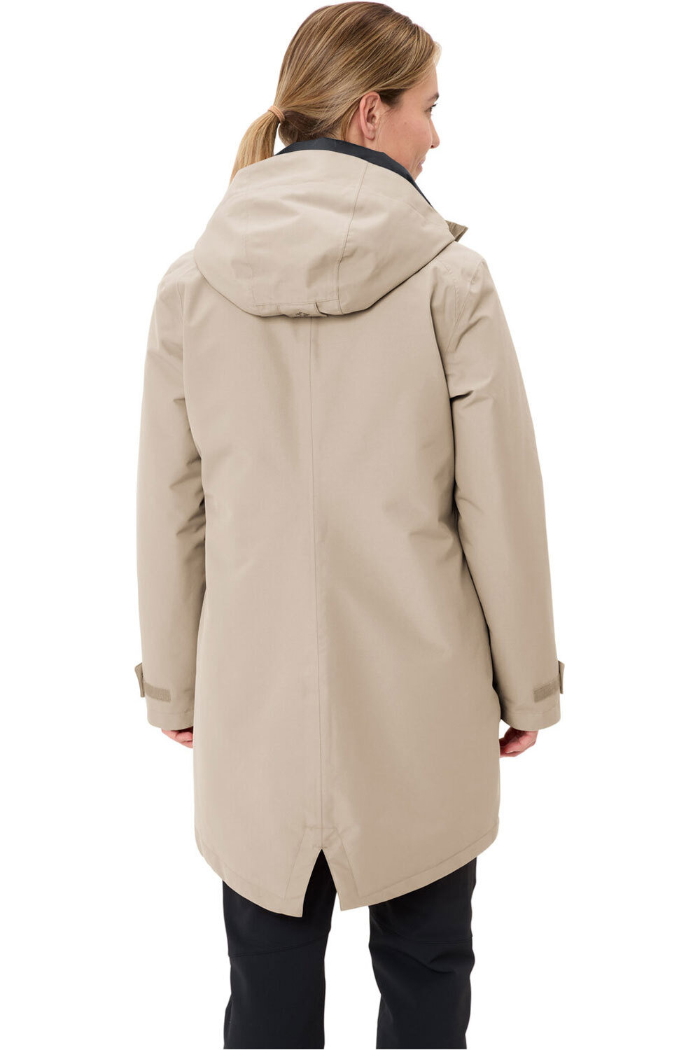 Vaude chaqueta impermeable insulada mujer Women's Skomer Winter Parka III vista trasera