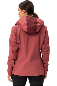 Vaude chaqueta impermeable mujer Women's Croz Alpine 3L Jacket vista trasera