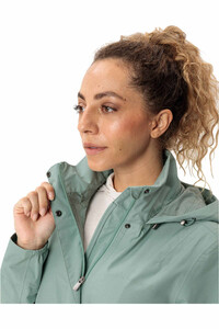 Vaude chaqueta impermeable mujer Women's Mineo 2.5L Coat vista detalle