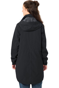 Vaude chaqueta impermeable mujer Women's Mineo 2.5L Coat vista trasera