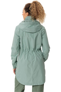 Vaude chaqueta impermeable mujer Women's Mineo 2.5L Coat vista trasera