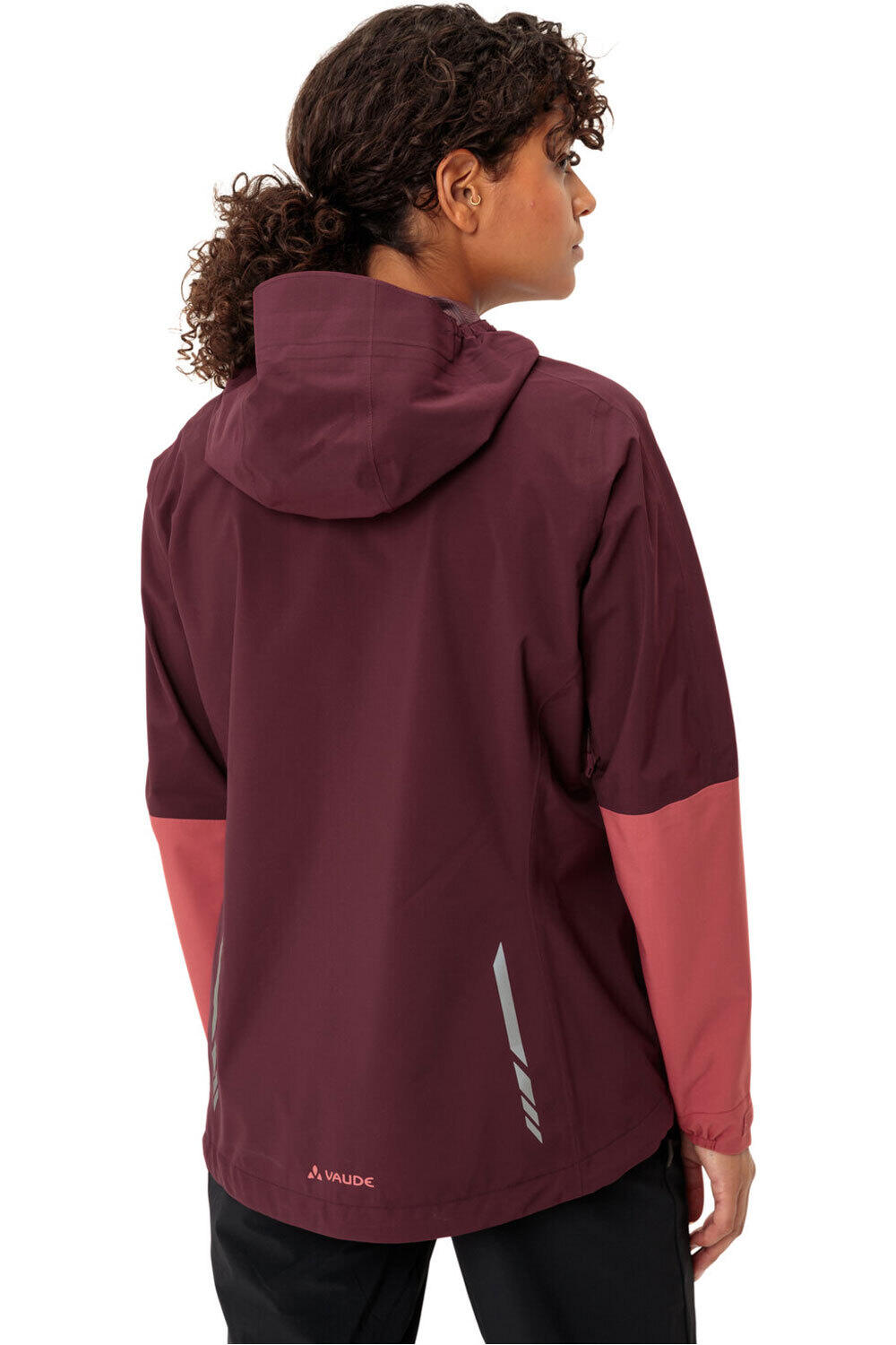 Vaude chaqueta impermeable mujer Women's Moab Rain Jacket II vista trasera