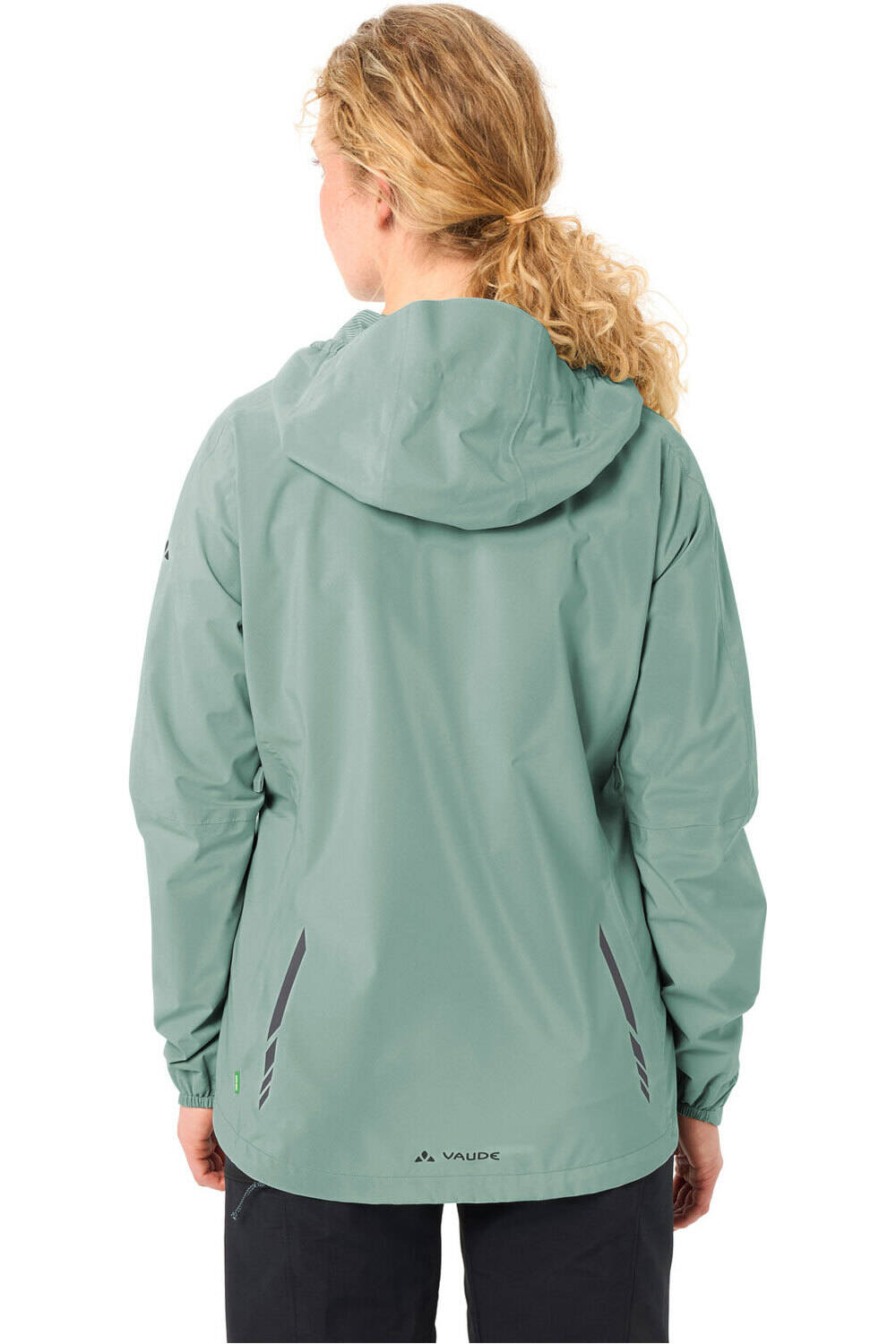 Vaude chaqueta impermeable mujer Women's Moab Rain Jacket II vista trasera