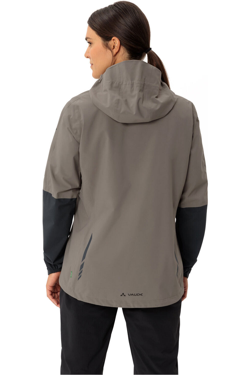 Vaude chaqueta impermeable mujer Women's Moab Rain Jacket II vista trasera