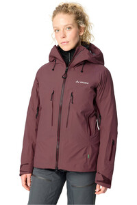 Vaude chaqueta impermeable mujer Women's Monviso 3L Jacket II vista detalle