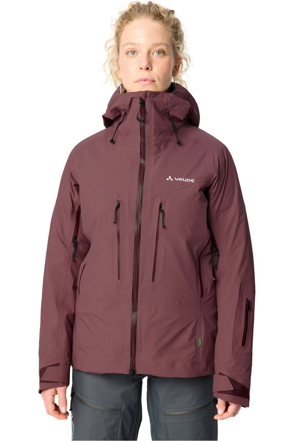 Vaude chaqueta impermeable mujer Women's Monviso 3L Jacket II vista frontal