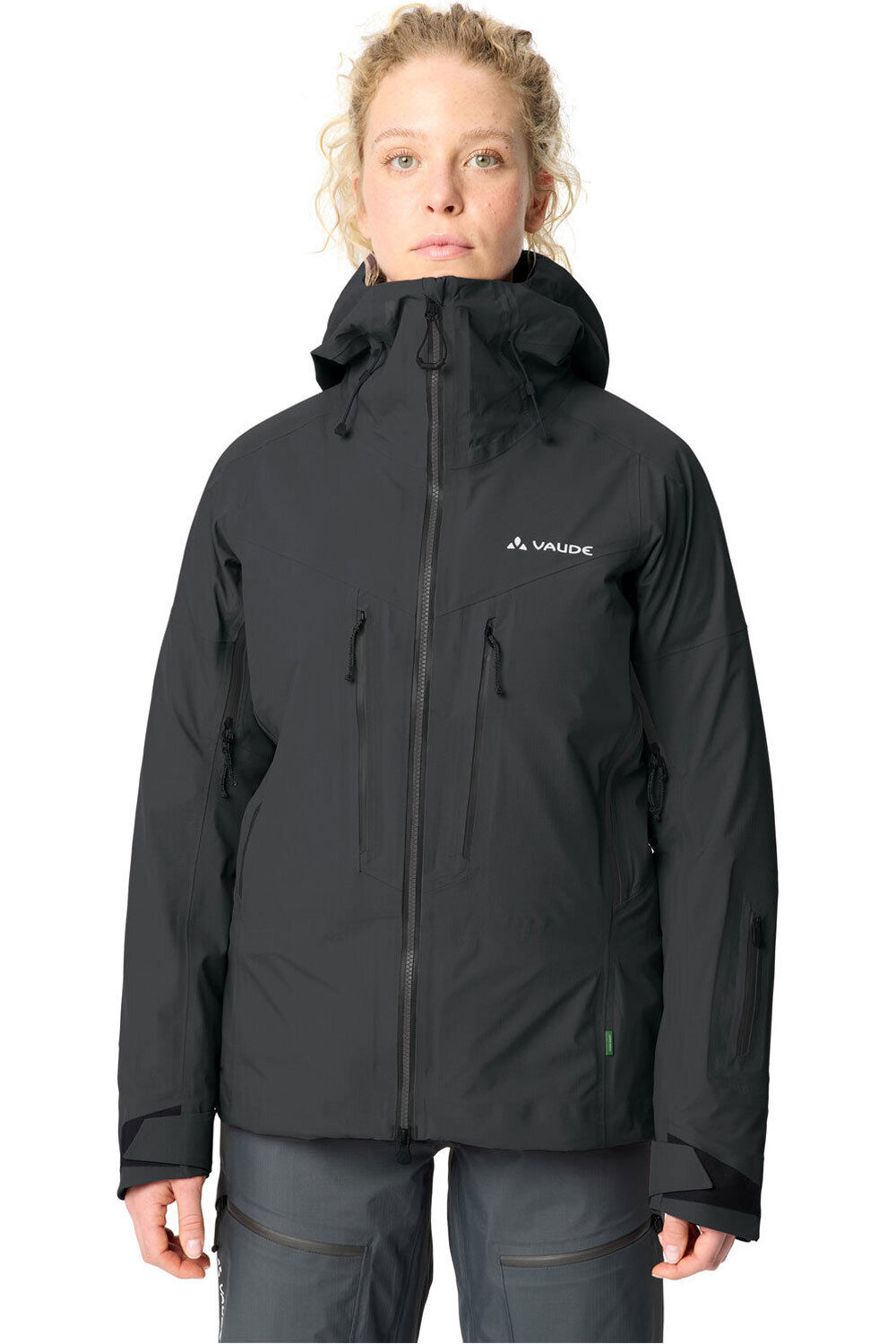 Vaude chaqueta impermeable mujer Women's Monviso 3L Jacket II vista frontal