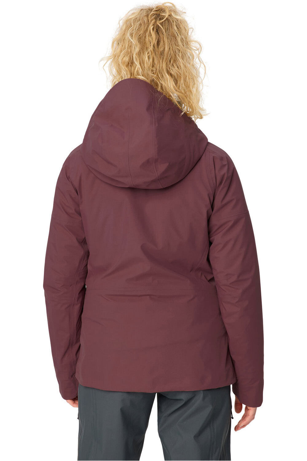 Vaude chaqueta impermeable mujer Women's Monviso 3L Jacket II vista trasera