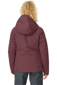 Vaude chaqueta impermeable mujer Women's Monviso 3L Jacket II vista trasera
