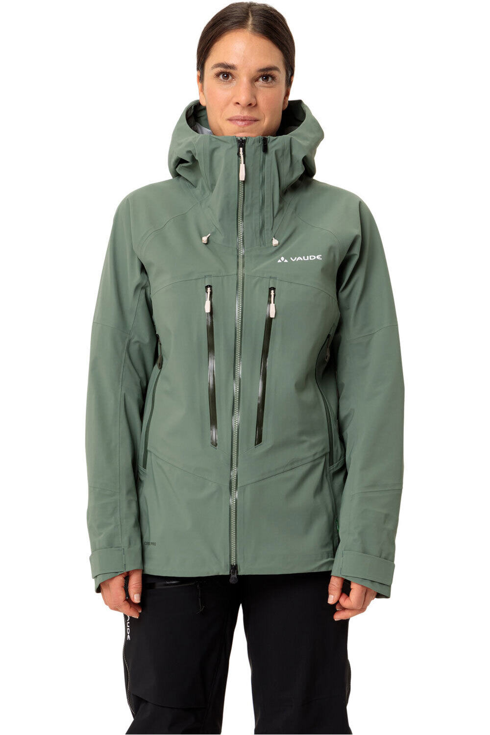 Vaude chaqueta impermeable mujer Women's Monviso 3L Jacket vista frontal