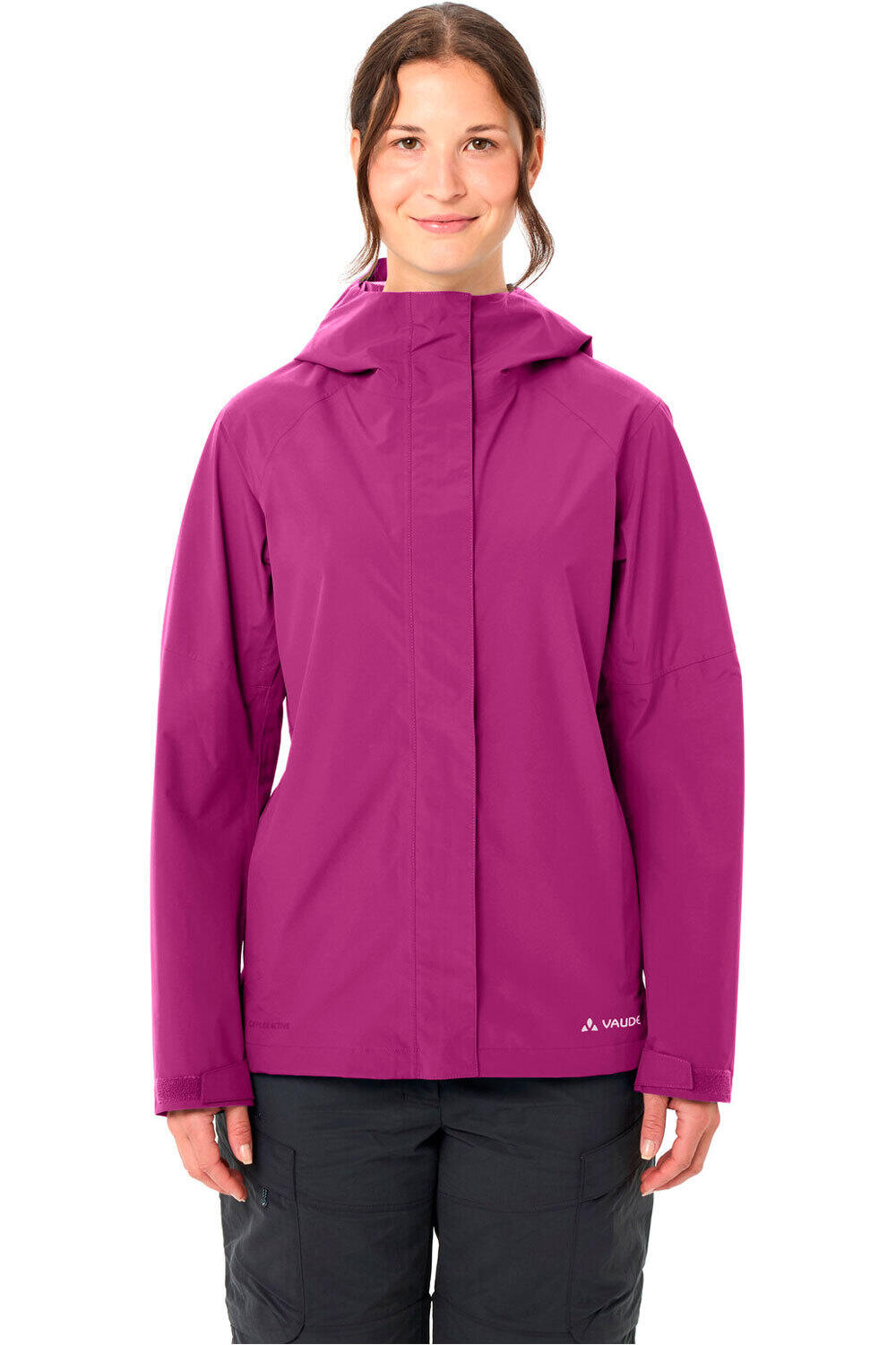 Vaude chaqueta impermeable mujer Women's Neyland 2.5L Jacket II vista frontal