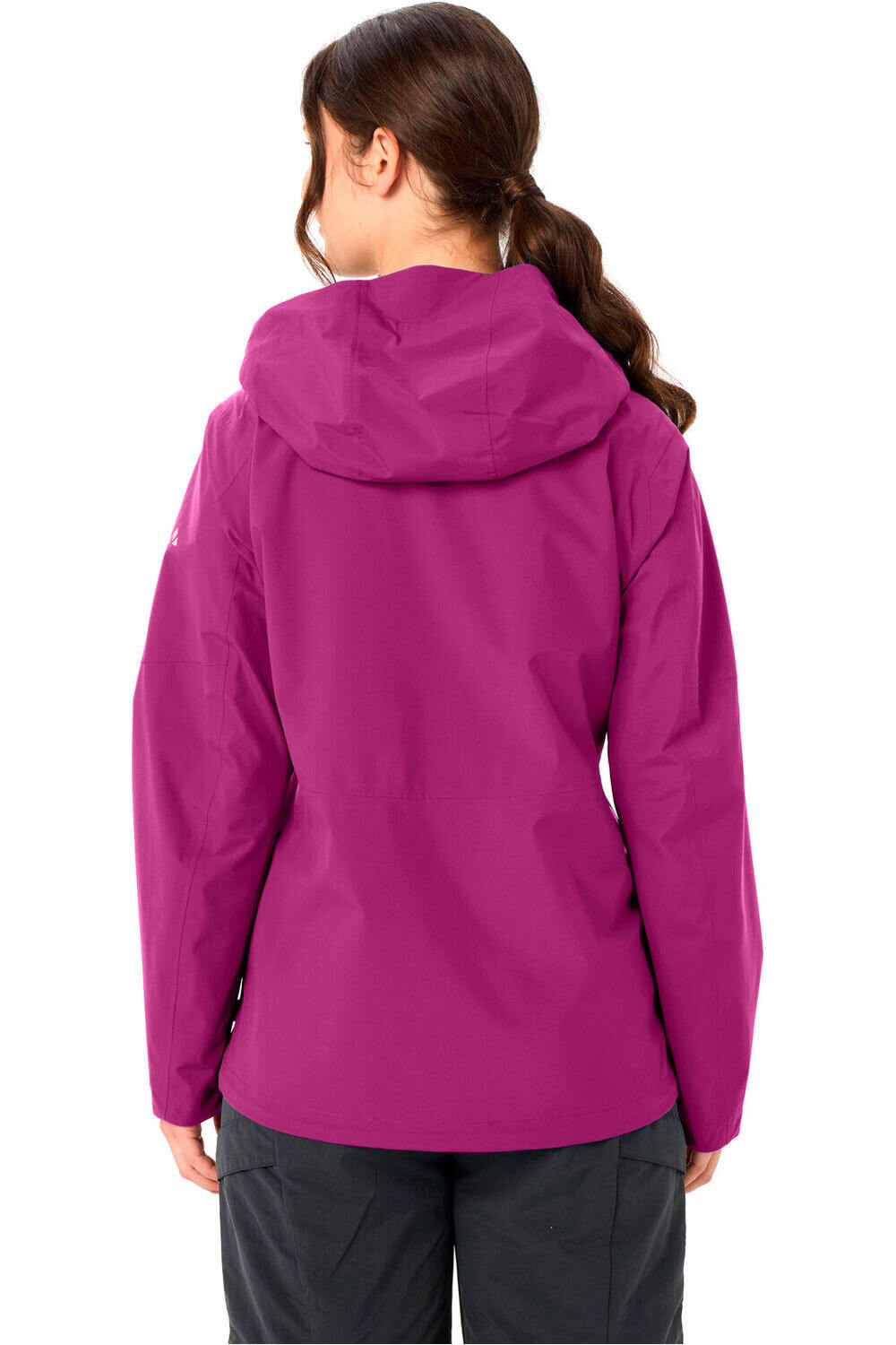 Vaude chaqueta impermeable mujer Women's Neyland 2.5L Jacket II vista trasera