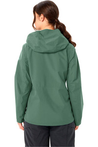 Vaude chaqueta impermeable mujer Women's Neyland 2.5L Jacket II vista trasera