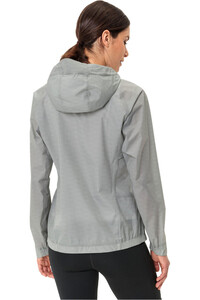 Vaude chaqueta impermeable mujer Women's Scopi 2,5L LW Jacket vista trasera