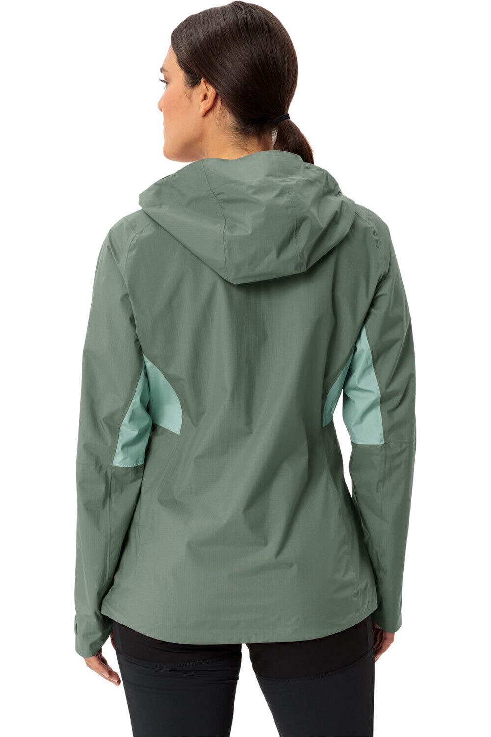 Vaude chaqueta impermeable mujer Women's Simony 2,5L Jacket V vista trasera