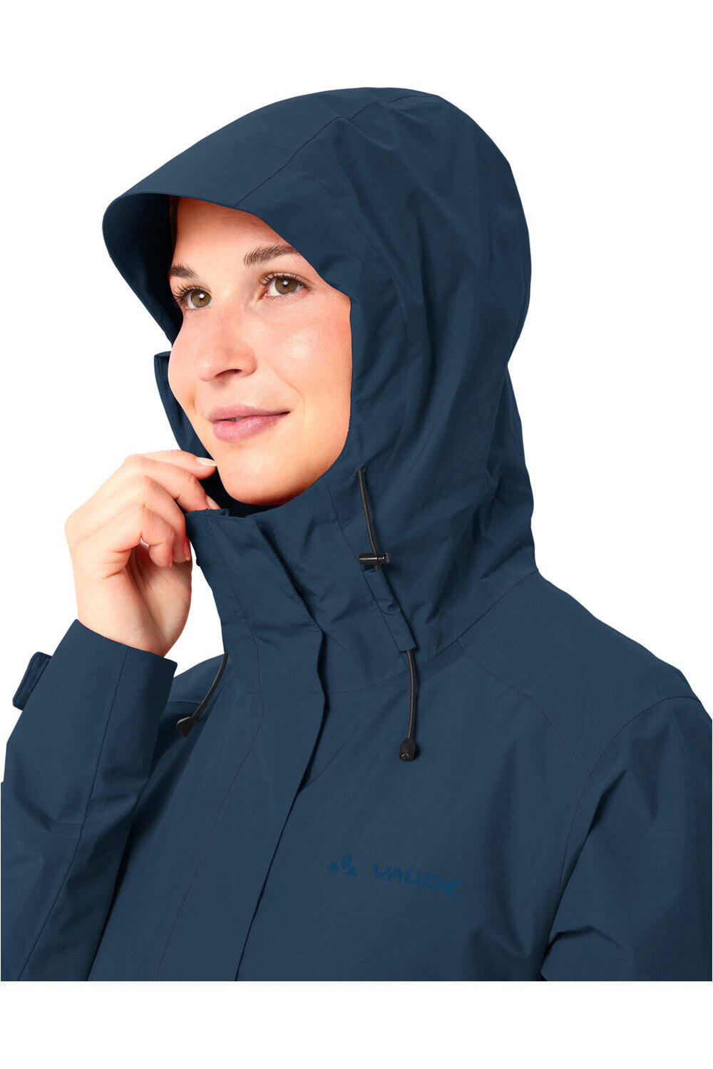 Vaude chaqueta impermeable mujer Women's Strathcona Jacket vista detalle