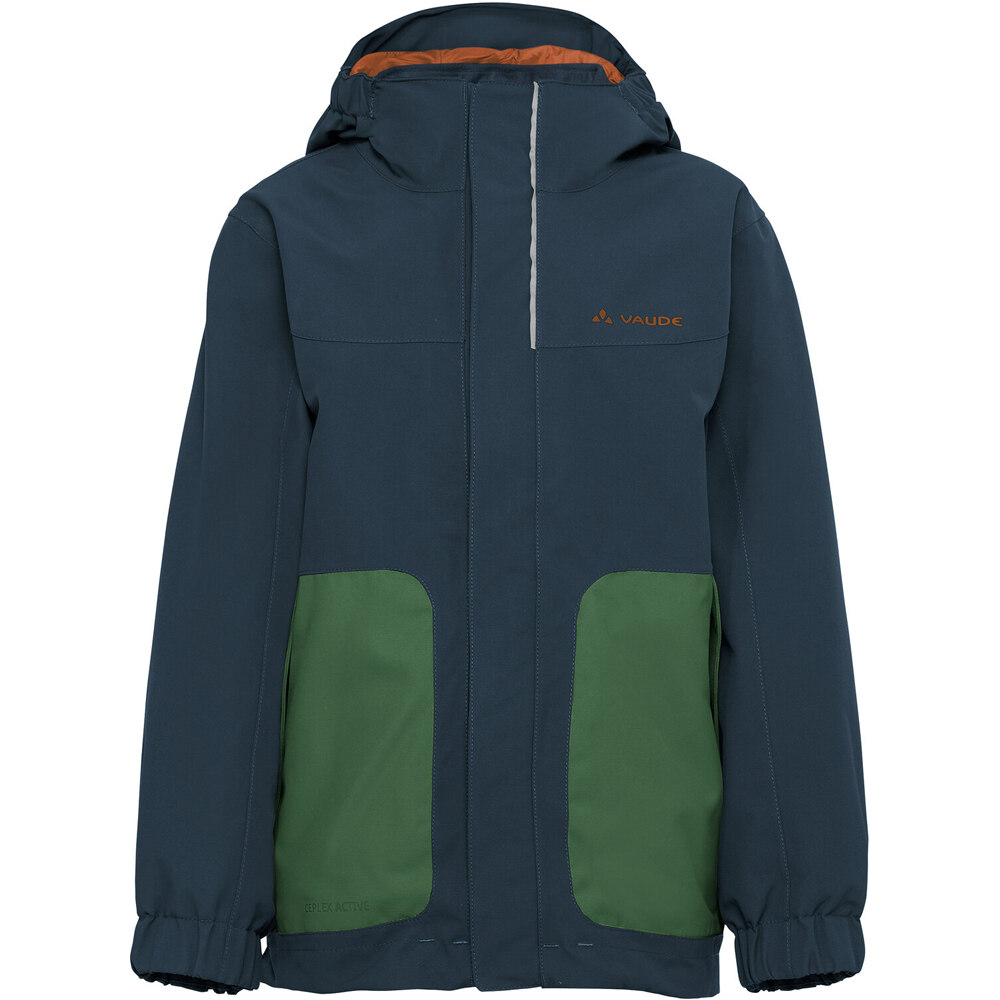 Vaude chaqueta impermeable niño Kids Campfire 3in1 Jacket IV vista frontal
