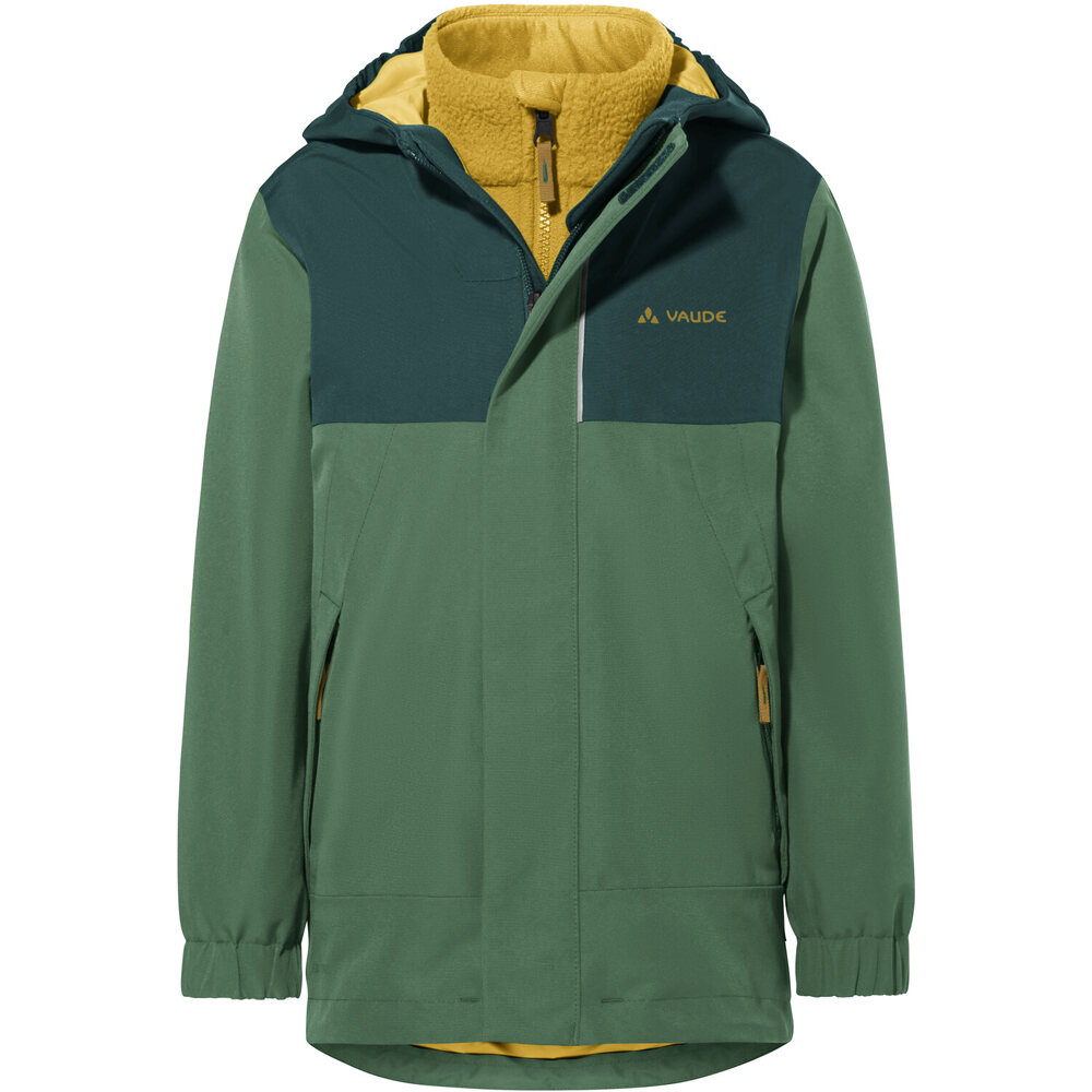 Vaude chaqueta impermeable niño Kids Caprea 3in1 Jacket vista frontal