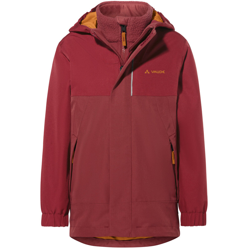 Vaude chaqueta impermeable niño Kids Caprea 3in1 Jacket vista frontal