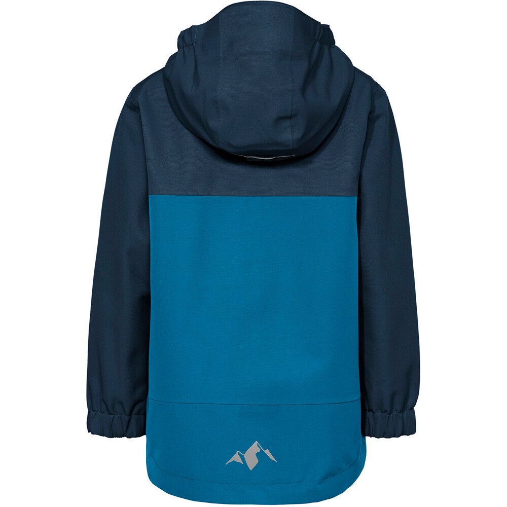 Vaude chaqueta impermeable niño Kids Caprea Rain Jacket vista trasera