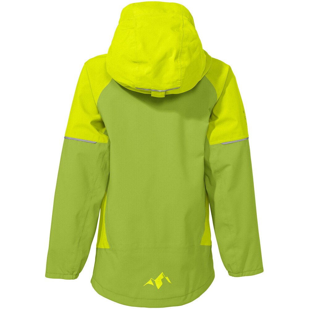 Vaude chaqueta impermeable niño Kids Detective 2,5L Jacket vista trasera