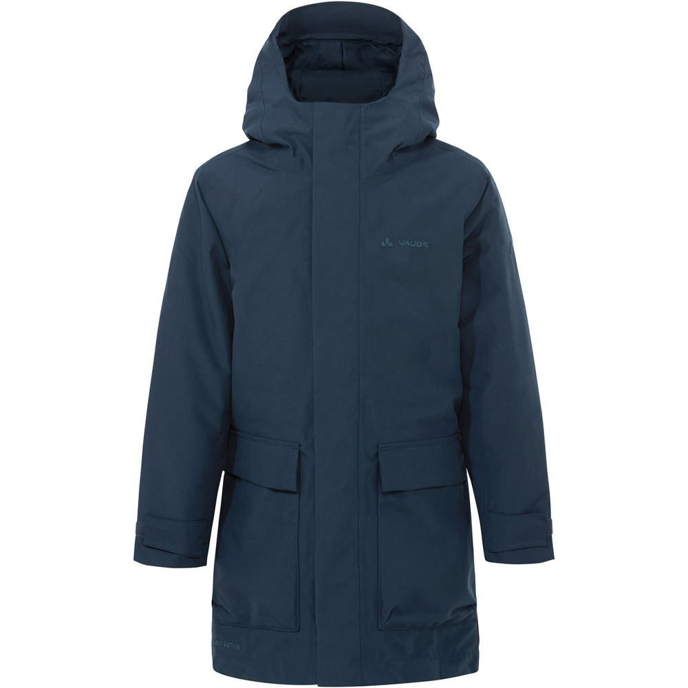 Vaude chaqueta impermeable niño Kids Lulea 2L Padded Parka vista detalle