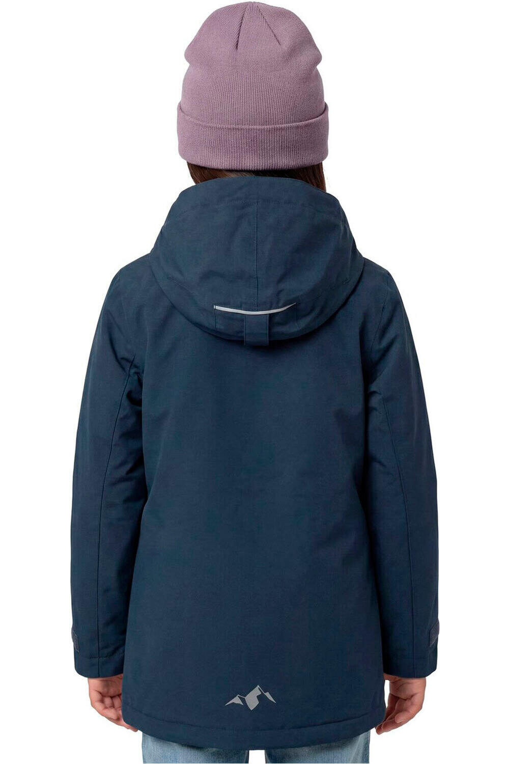 Vaude chaqueta impermeable niño Kids Lulea 2L Padded Parka vista trasera