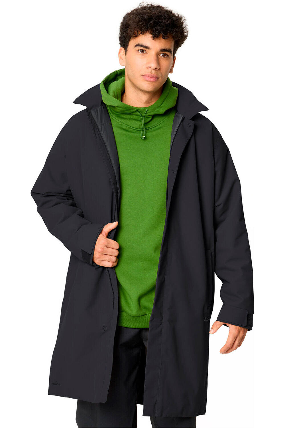 Vaude chaqueta outdoor hombre Men's Coreway Padded Trenchcoat vista detalle
