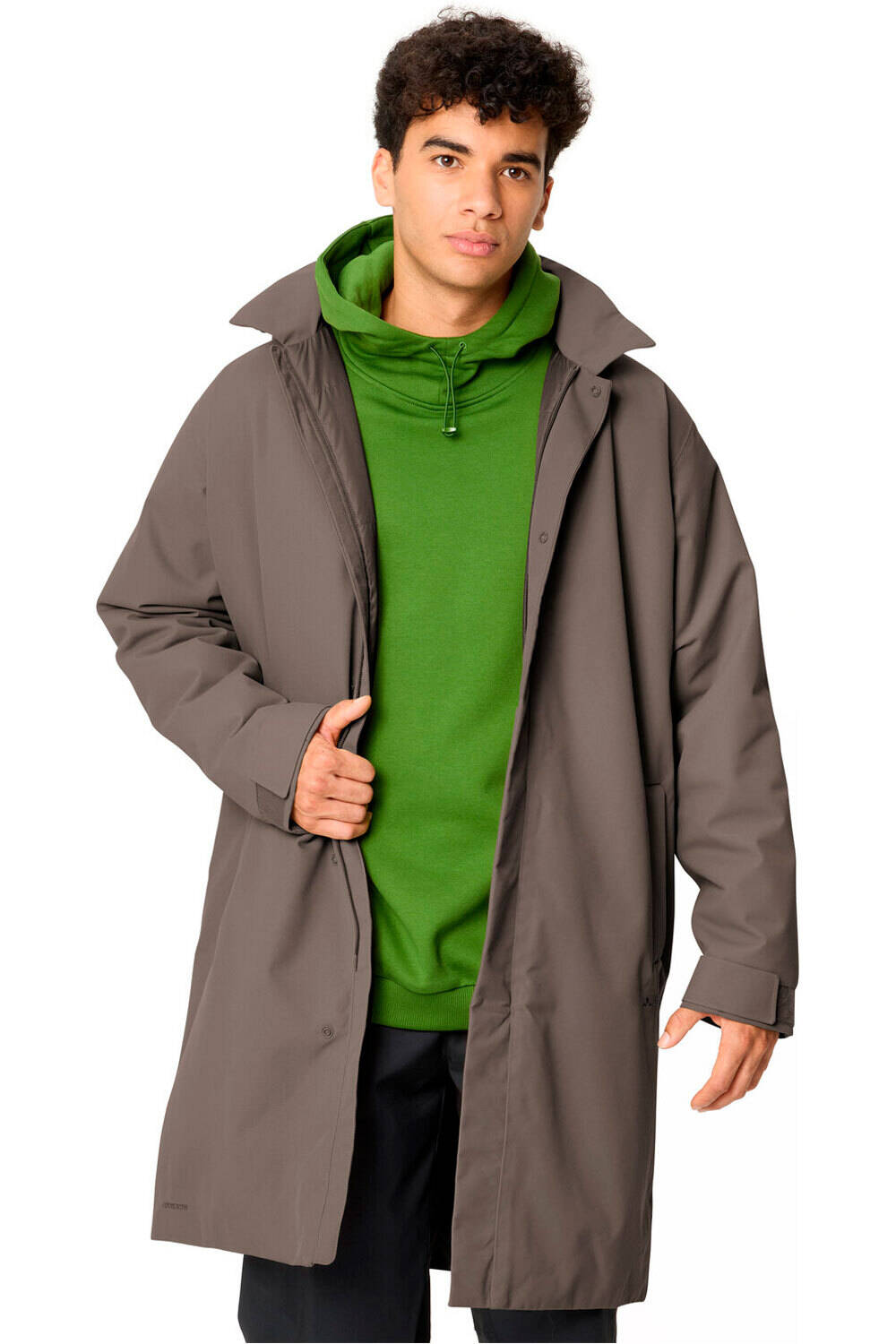 Vaude chaqueta outdoor hombre Men's Coreway Padded Trenchcoat vista detalle