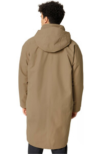 Vaude chaqueta outdoor hombre Men's Coreway Padded Trenchcoat vista trasera