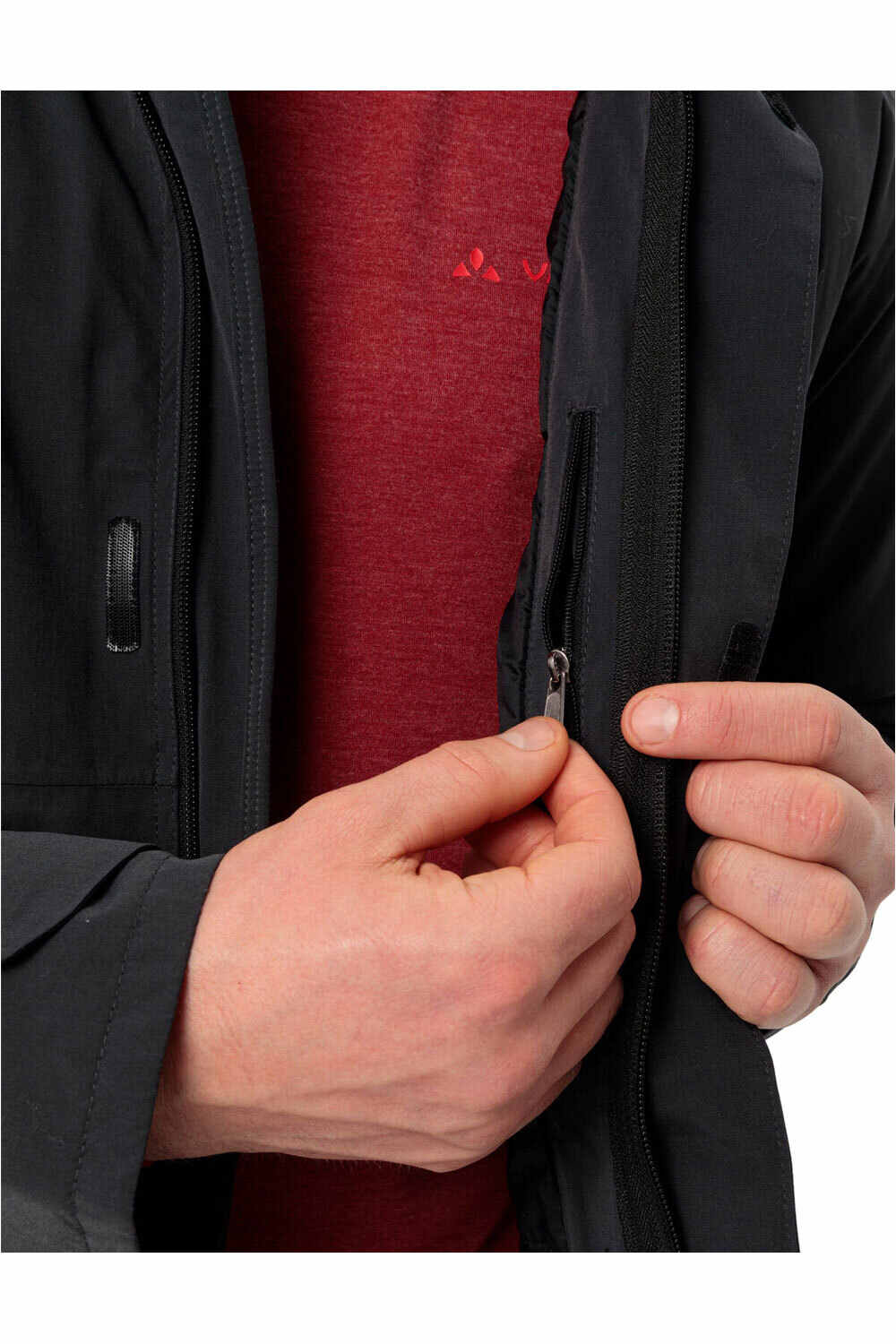 Vaude chaqueta outdoor hombre Men's Idris Wool Parka II 03