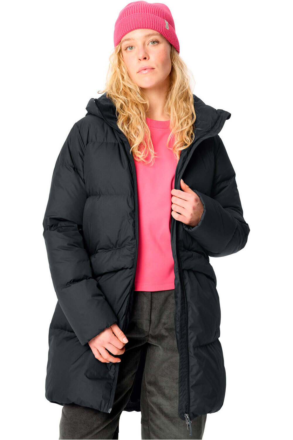 Vaude chaqueta outdoor mujer Women's Annecy Coat II vista detalle