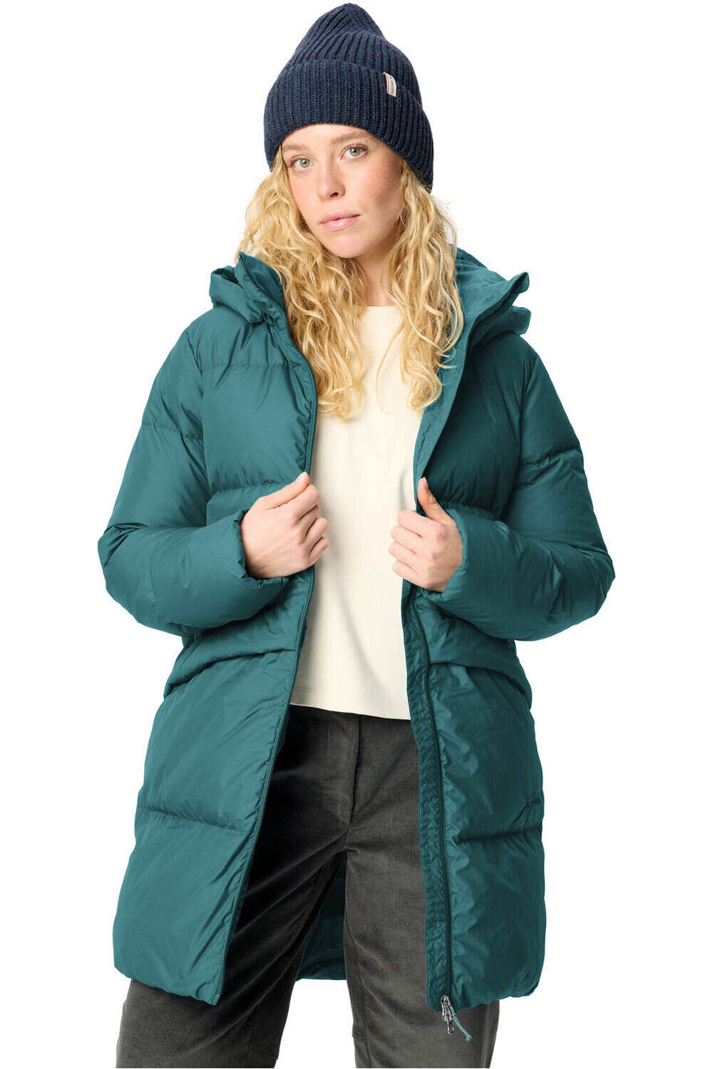 Vaude chaqueta outdoor mujer Women's Annecy Coat II vista detalle