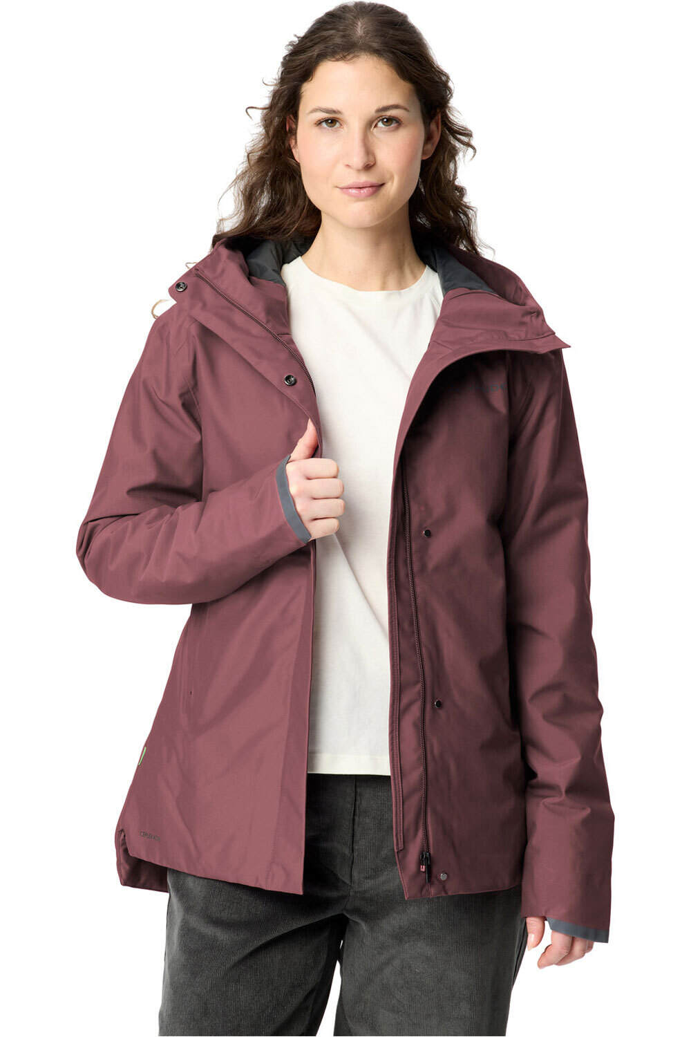 Vaude chaqueta outdoor mujer Women's Cyclist Warm Rain Jacket vista detalle