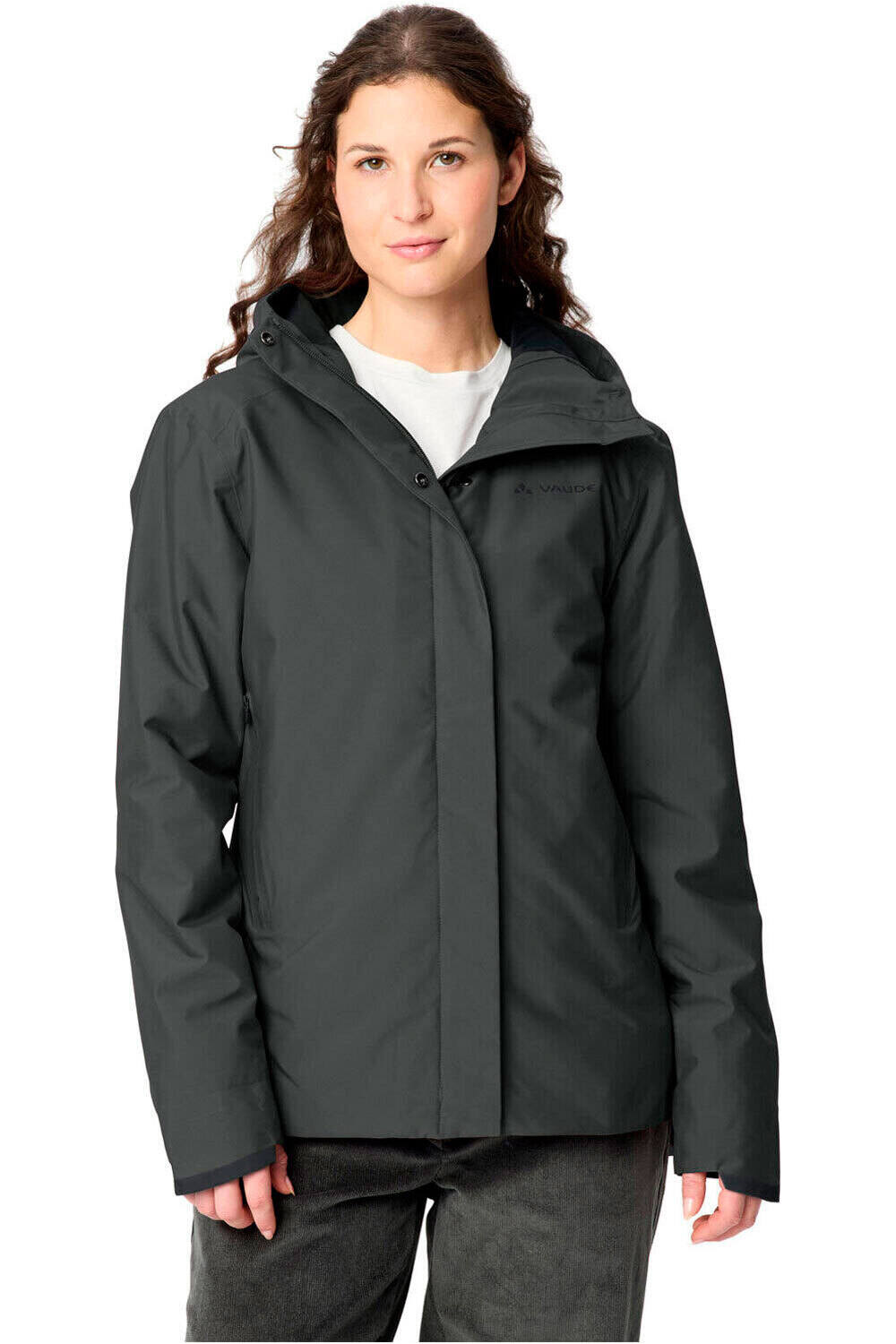 Vaude chaqueta outdoor mujer Women's Cyclist Warm Rain Jacket vista frontal