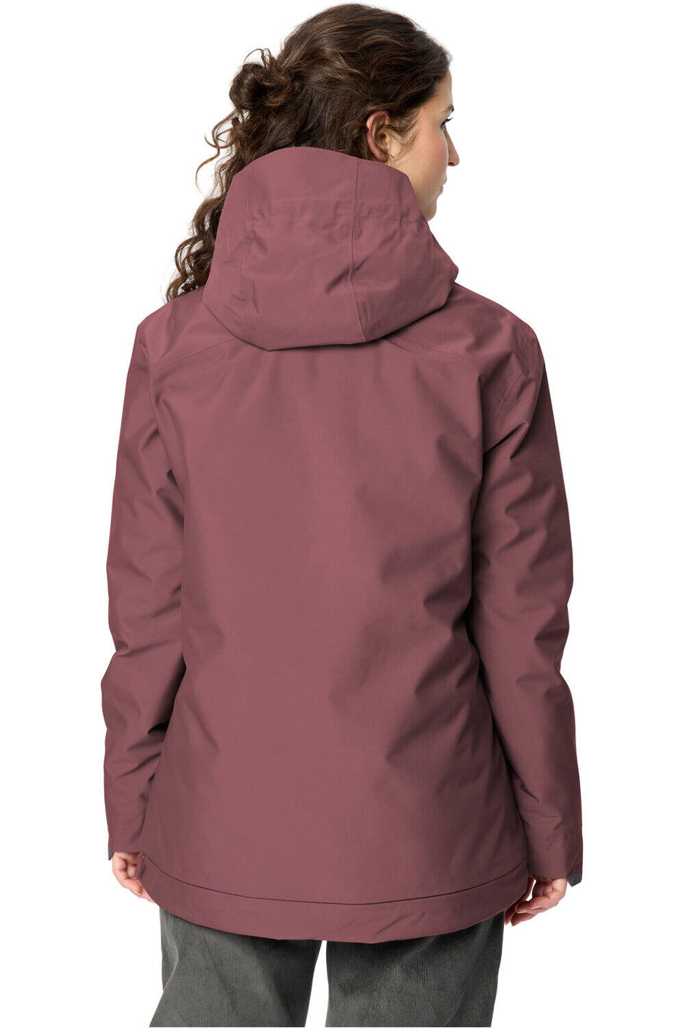 Vaude chaqueta outdoor mujer Women's Cyclist Warm Rain Jacket vista trasera