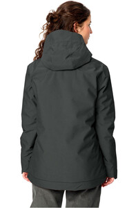 Vaude chaqueta outdoor mujer Women's Cyclist Warm Rain Jacket vista trasera