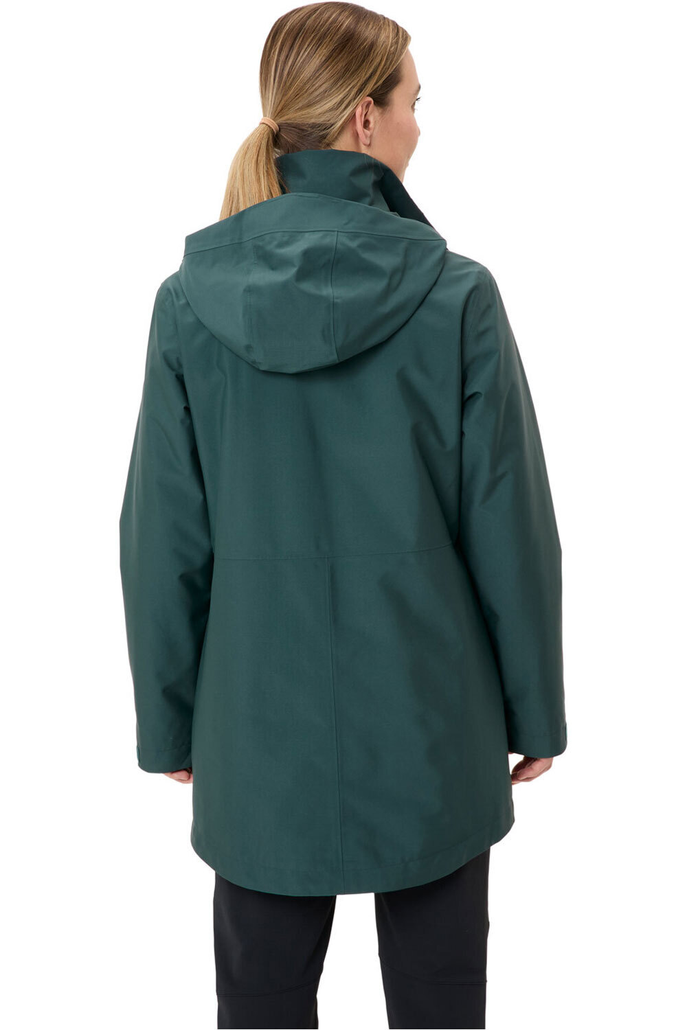 Vaude chaqueta outdoor mujer Women's Idris 3in1 Parka IV vista trasera
