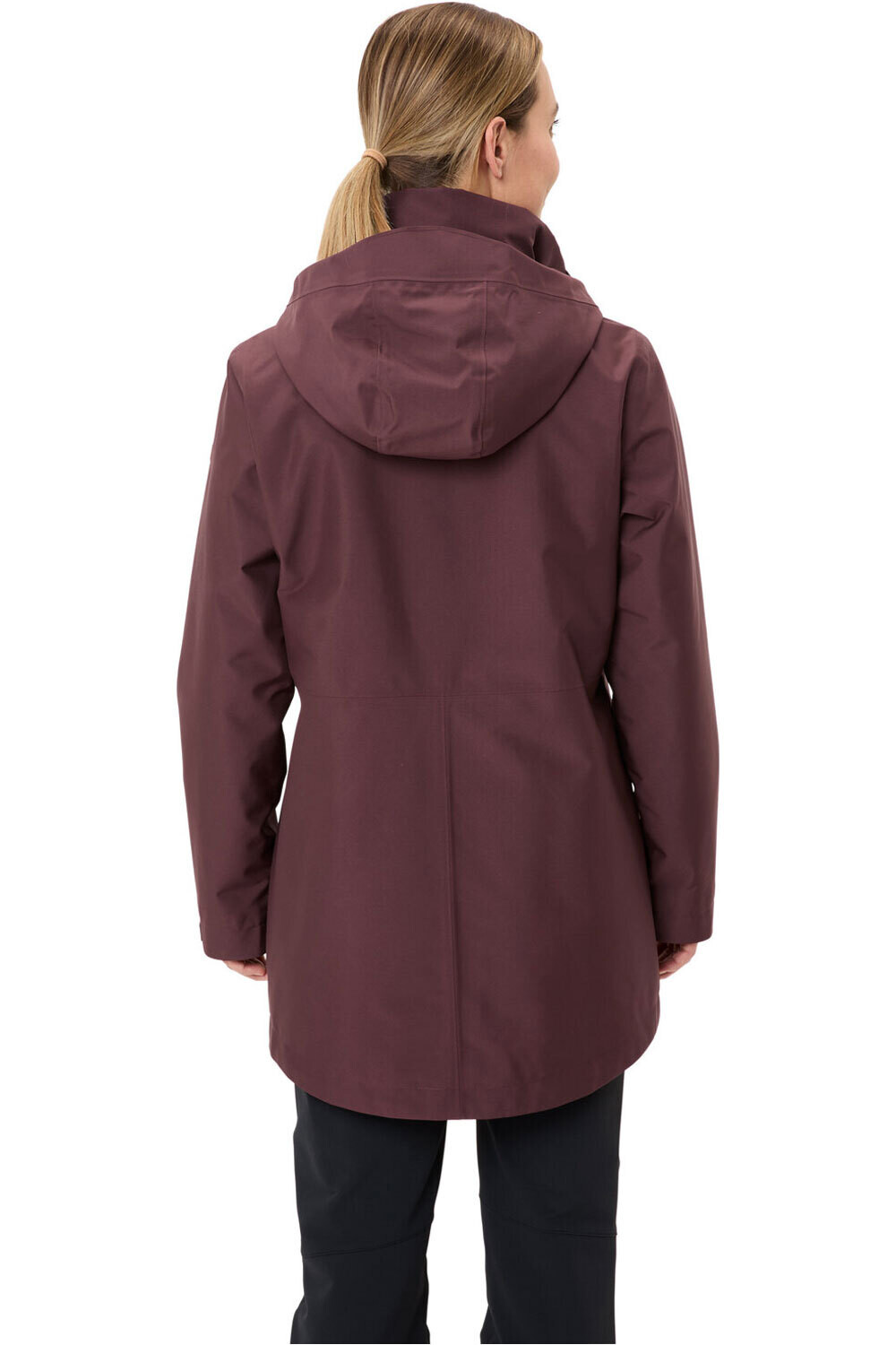 Vaude chaqueta outdoor mujer Women's Idris 3in1 Parka IV vista trasera