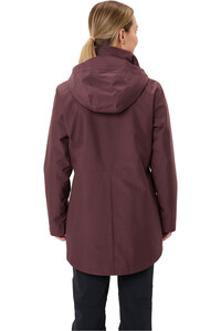 Vaude chaqueta outdoor mujer Women's Idris 3in1 Parka IV vista trasera