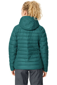 Vaude chaqueta outdoor mujer Women's Monviso Down Hooded Jacket vista trasera