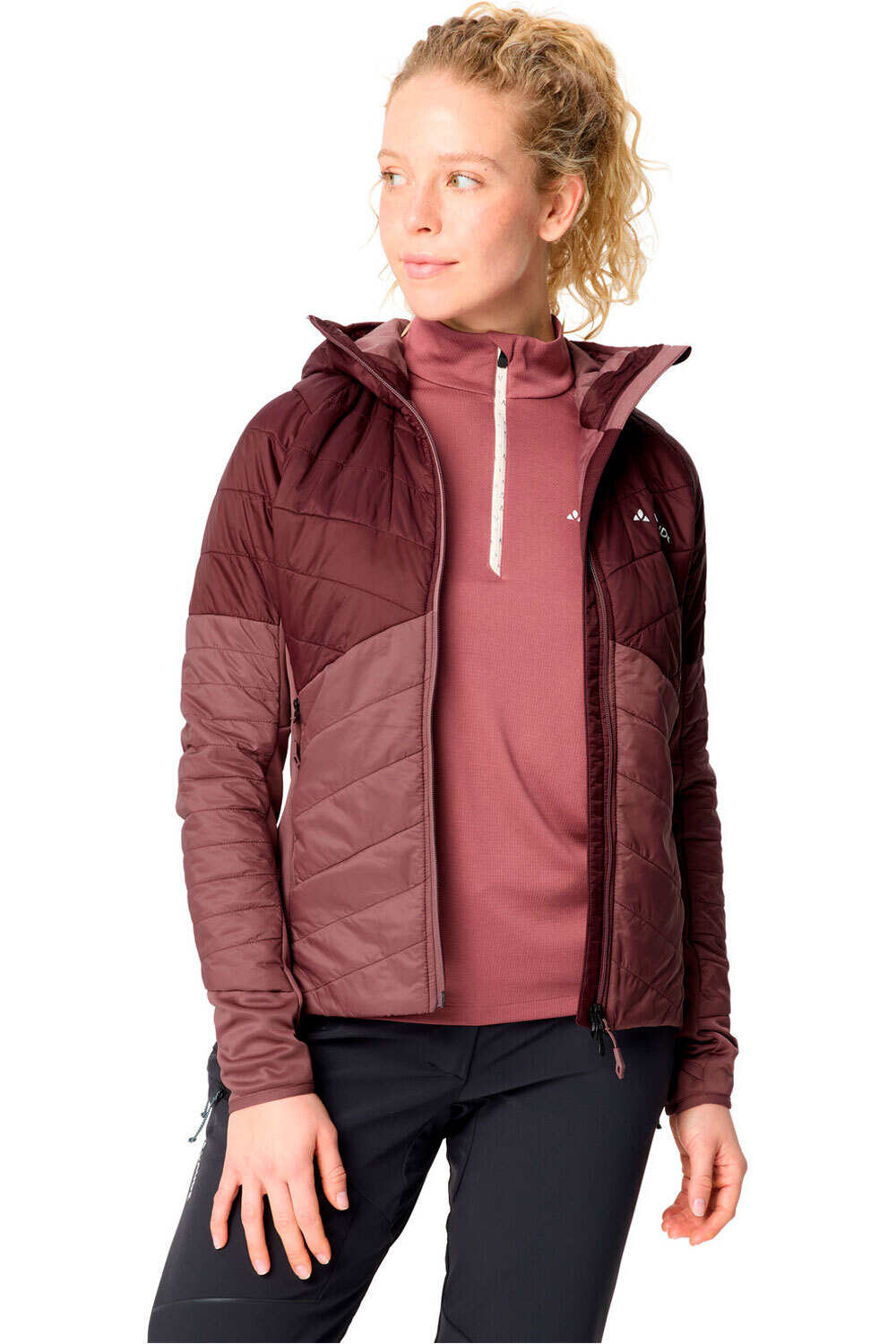Vaude chaqueta outdoor mujer Women's Sesvenna Jacket IV vista detalle
