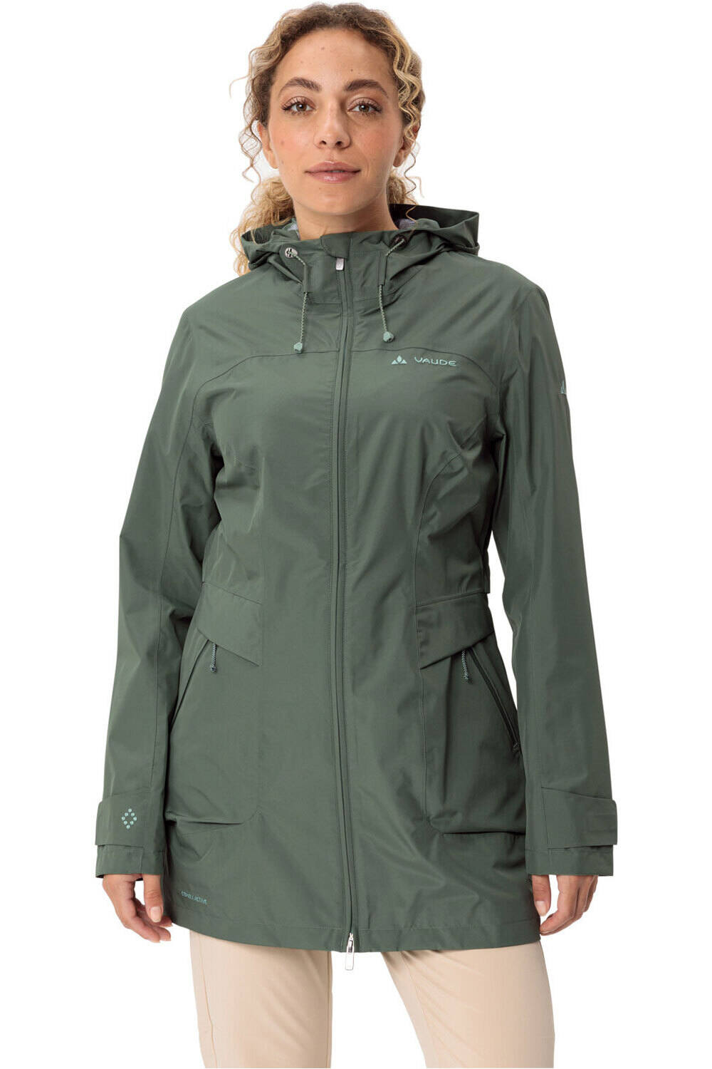Vaude chaqueta outdoor mujer Women's Skomer Parka II vista frontal